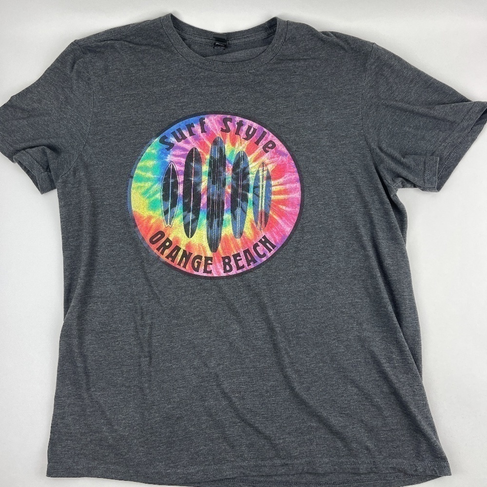 District Tshirt Mens XL Gray Surf Shop Orange Beach